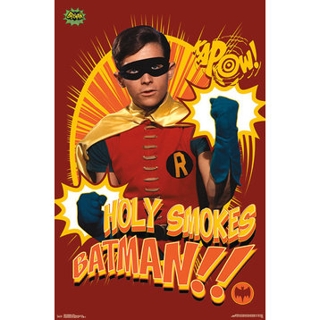 1966 Batman Robin Poster, Black Framed Version