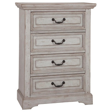 Brylee 4-Drawer Chest, Antique Gray