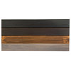 Rustic, Floating Shelf, 2" Thick x 8" Deep, with Mounting, Black, 24"