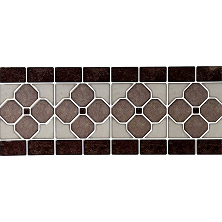 Truu Design Plastic Peel/Stick Backsplash Wall Tile Set Multi-Color (Set of 12)