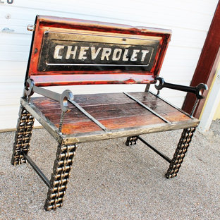 サンディエゴのエクレクティックスタイルのおしゃれなホームバーの写真