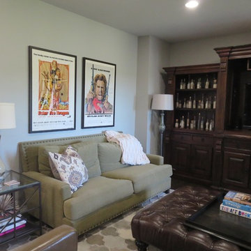 Transitional family room, Austin, Texas