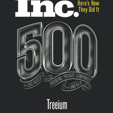 TREEIUM EARNS RANKING ON INC. 500 AND INC. 5000’S FASTEST GROWING LIST
