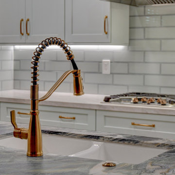 Custom Baby Blue Kitchen in Las Vegas