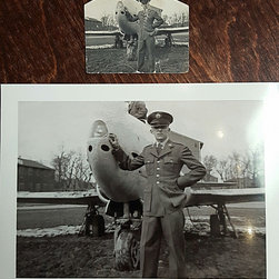 This tiny 3" military photo was restored and enlarged to 5x7 - Prints And Posters