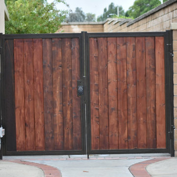 Swing Gates (Wood + Iron)