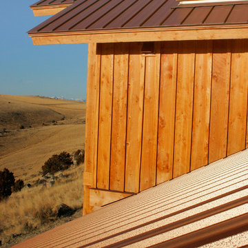 Copper Finish Standing Seam Roofing