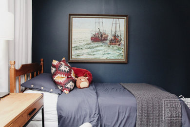 Transitional bedroom photo in Vancouver