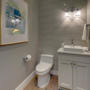Powder room sink, Bend, Oregon