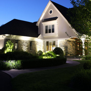 A Festive Lit Home of Color