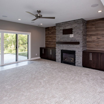 1 1/2 Story Moern Prairie Plan #66118