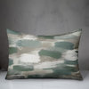 Green Brushstroke Pattern 14x20 Indoor/Outdoor Pillow