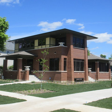 Prairie Style home in South Bend, IN