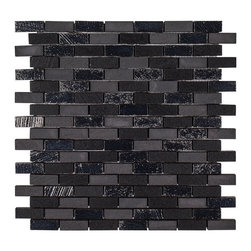 Cast Iron &ndash; Mini Brick &ndash; 11 3/8&rdquo; x 11 5/8&rdquo; (12306) Mosaic - Mosaic Tile