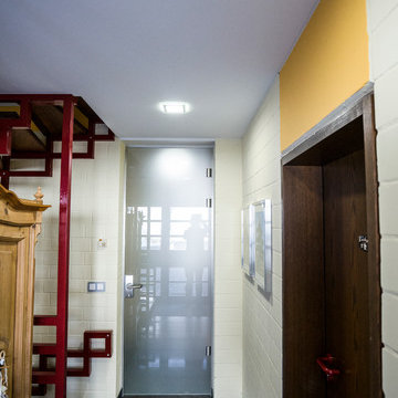 Moderne neue Deckengestaltung mit CLIPSO® im Treppenhaus