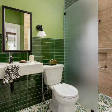 Scandinavian Hall Bath- West Towson