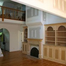 built in cabinets