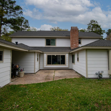 Smooth Hardie Re-Side and Paint