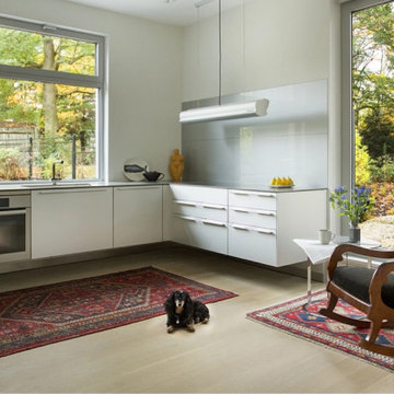 Rift & Quarter Sawn White Oak Plank Flooring, Kitchen