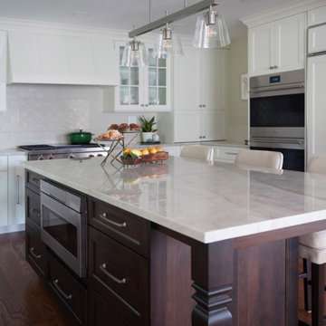 Classic Transitional Kitchen, Family Room and More