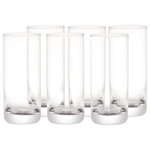 JoyJolt - Faye Crystal Highball Drinking Glasses 13 oz, Set of 6 - On the surface it may look like an average highball. But this is the JoyJolt Faye Set of 6 Glasses, and it's anything but average. Crafted from Lead-Free Crystal, 2.5" wide and with a 13oz capacity - it's the perfect size and feel of drinking glass for all those fancy drinks. It's durable for daily use, for things like water and iced tea treats, and strong enough to handle a few celebratory toasts. Nothing says "cheers" like the clink of crystal. But listen, because not all barware is durable enough for a celebration! Each Faye glass is 1.7oz and crafted from Lead-Free Crystal, mineralized for durability, and the rim is 3mm thick! So go ahead and enjoy a fancy toast! And, because we used this particular polished crystal, you'll enjoy the bubble-less, diamond shine. Aperol Spritz' pops, Tonics mesmerize with their fluoro tones, and Mimosa's burst into a sparkling display of orange joy!