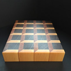 Cherry, Maple & Walnut Cutting Board - Products