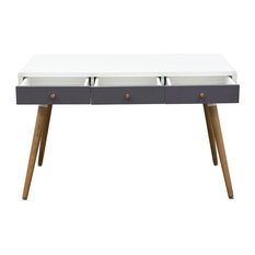 White Washed Oak Desks Houzz Diamond Sofa Furniture 9615 Sonic Desk White Gray Desks And