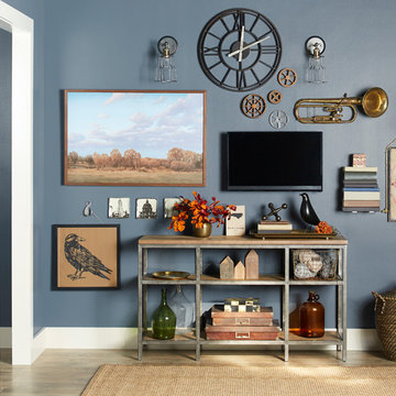 TV Gallery Wall Living Room
