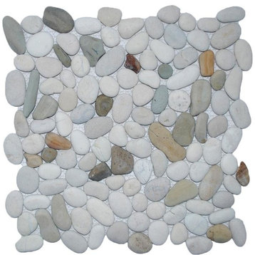 Natural Java Blend Pebble Tile