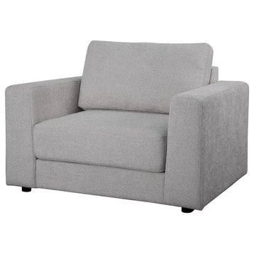 Elizabeth Stain-Resistant Fabric Chair, Light Gray