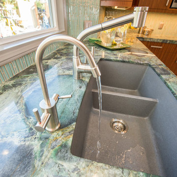 La Jolla Modern Exotic Kitchen