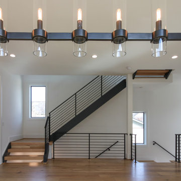 85_Sleek Three-Quarter Turn Multilevel-Staircase, McLean VA 22101