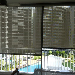 Track-guided Balcony Blinds - Curtains, Blinds & Shutters