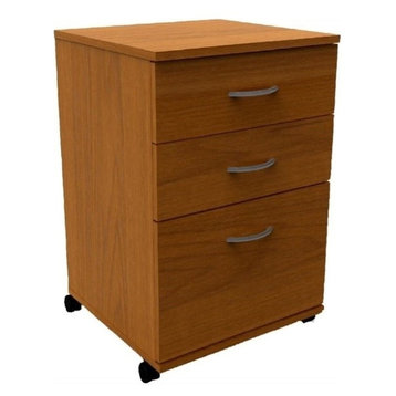 Nexera Essentials 3-Drawer Mobile File in Cappuccino