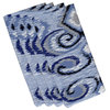 Ikat'S Meow Geometric Print Napkin, Dust, Blue, Set of 4