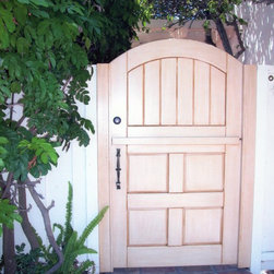 Designer Wood Gates - Home Fencing And Gates