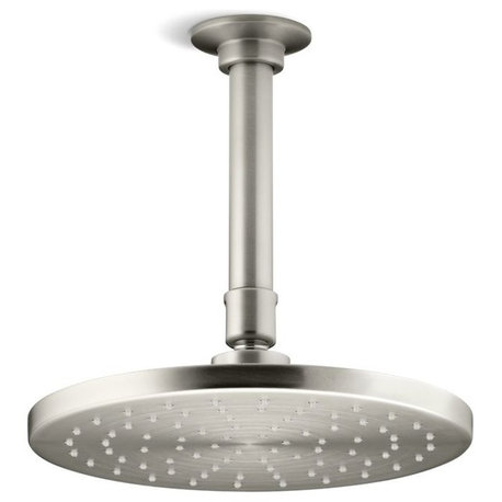 Kohler 8" Contemporary Round 2.5 GPM Rainhead, Vibrant Brushed Nickel