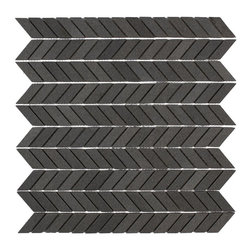 11.69"x12.25" Holden Mosaic Wall and Floor Tiles, Basalt, Set of 10 - Wall And Floor Tile