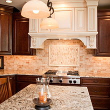 two tone kitchen