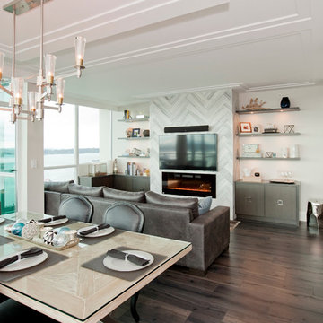 Contemporary Penthouse Renovation: Ainsworth Residence