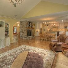 open spaces kitchen & living