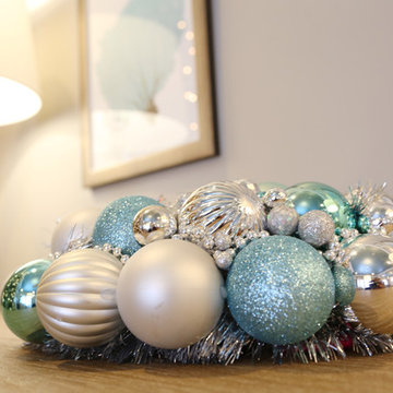 Holiday Charm Living and Dining Room