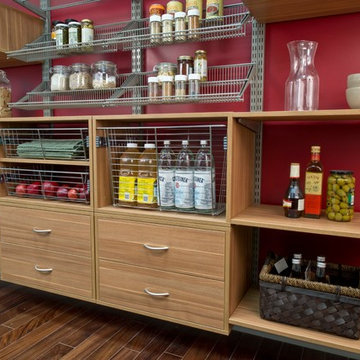 Pantry Shelving Organization | Organized Living freedomRail in Cypress Live