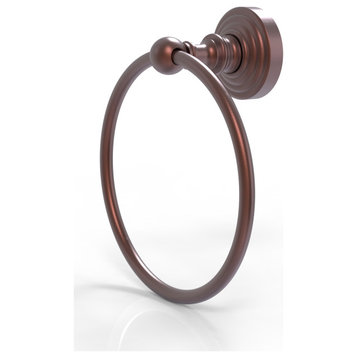 Waverly Place Towel Ring, Antique Copper