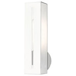 Livex Lighting - Livex Lighting 45953-05 Soma, 1 Light ADA Wall Sconce - Inspired by the modern skyscraper design, the archSoma 1 Light ADA Wal Polished Chrome HandUL: Suitable for damp locations Energy Star Qualified: n/a ADA Certified: YES  *Number of Lights: 1-*Wattage:60w Medium Base bulb(s) *Bulb Included:No *Bulb Type:Medium Base *Finish Type:Polished Chrome