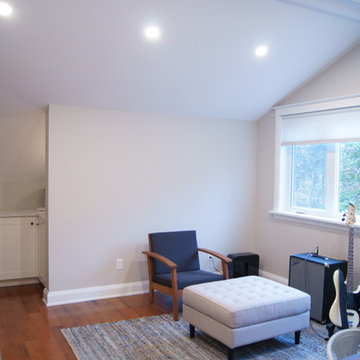 Garage Attic Office Conversion