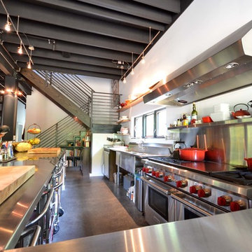 Modern industrial kitchen