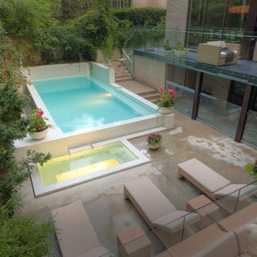 Elegant Modern Design in a Small Backyard