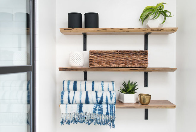 Transitional Bathroom by Kerra Michele Interiors