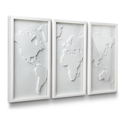 White World Map - Products